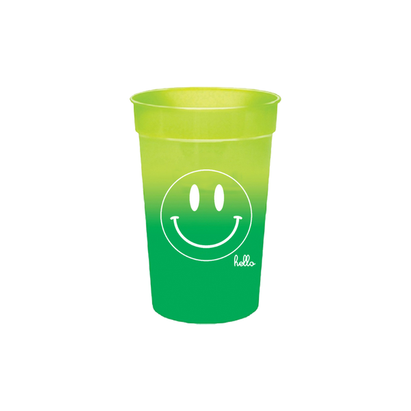 Lime Green Plastic Cups